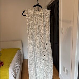 Grey State Black and White Maxi Dress